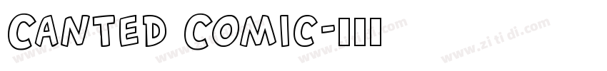 Canted Comic字体转换